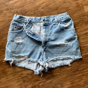 Vintage demon shorts Lee brand